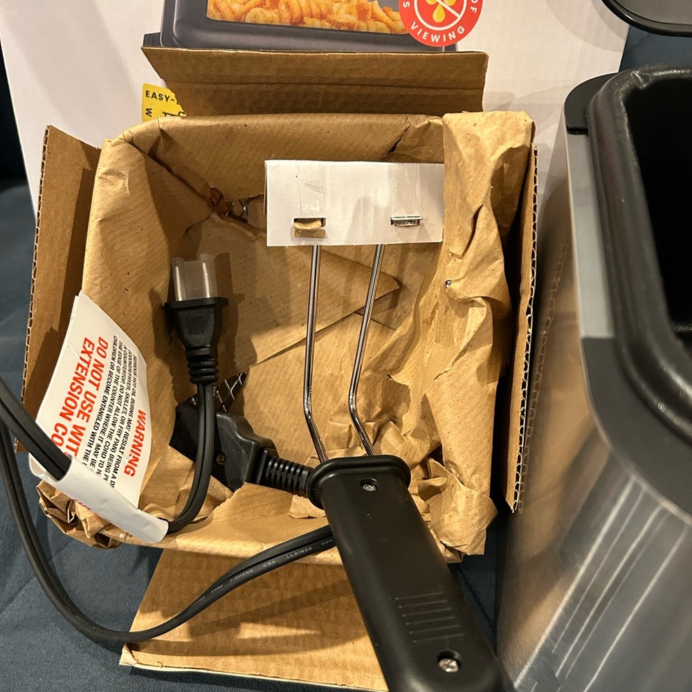 Chefman Fry Guy 1.6 Stainless Steel Deep Fryer small NWOT - Picture 6 of 16